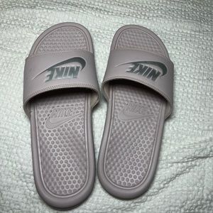 Pink Nike Slides • Size 9